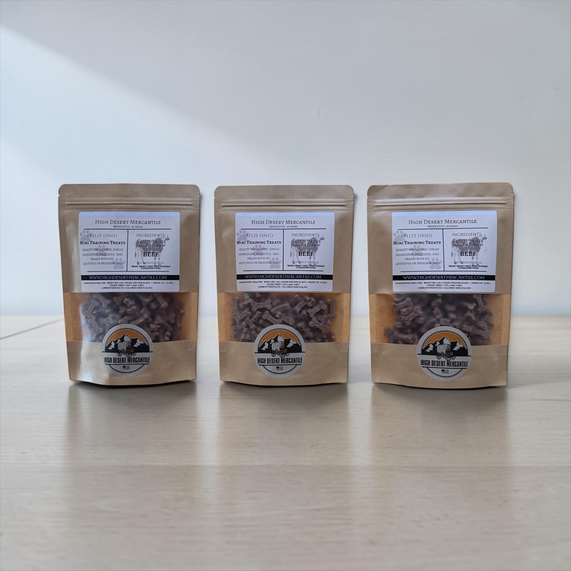 BEEF -Grass Fed Single Ingredient Freeze Dried Beef Dog Treats