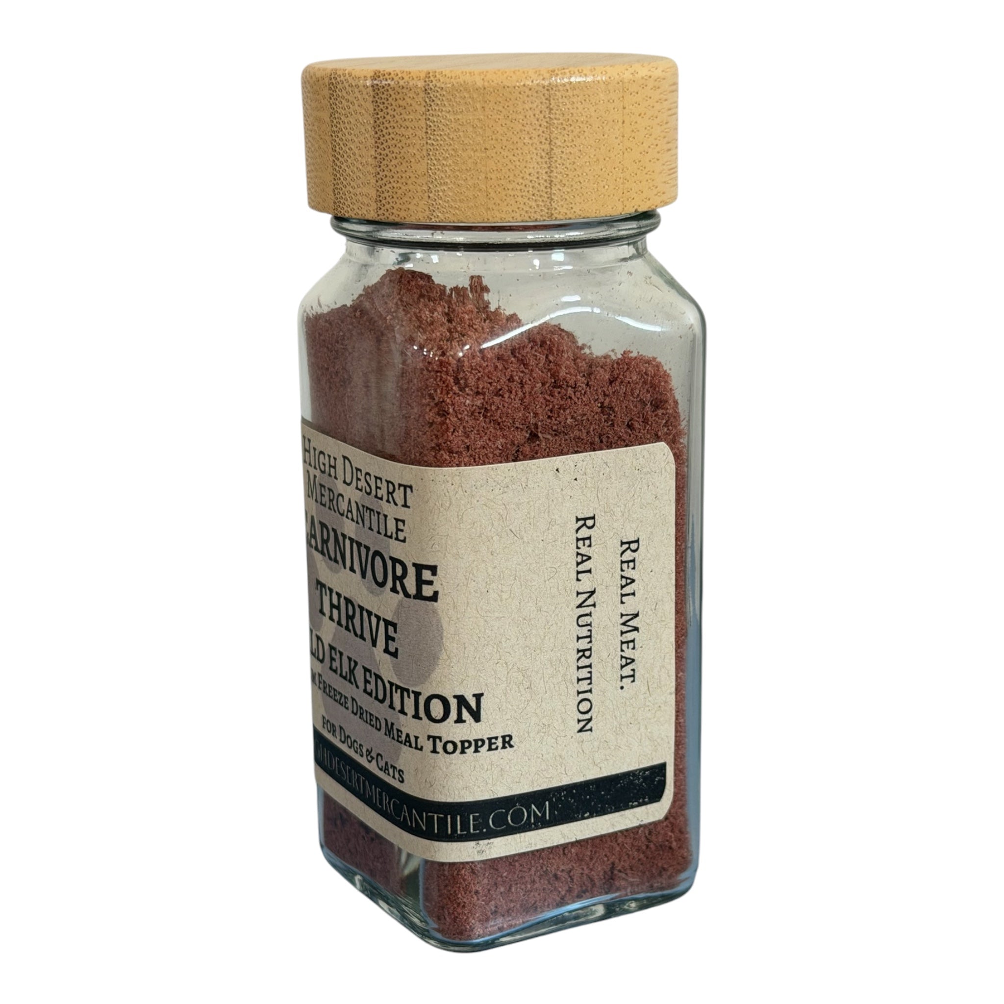 Carnivore Thrive ELK EDITION Freeze Dried Topper for Dogs and Cats