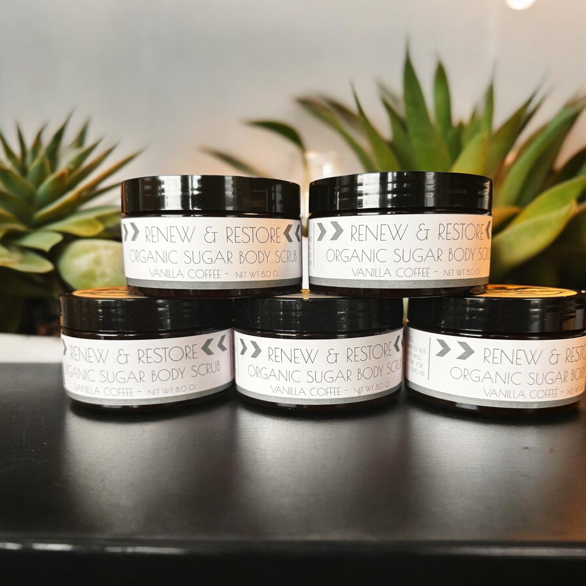 RENEW & RESTORE ORGANIC SUGAR BODY SCRUB