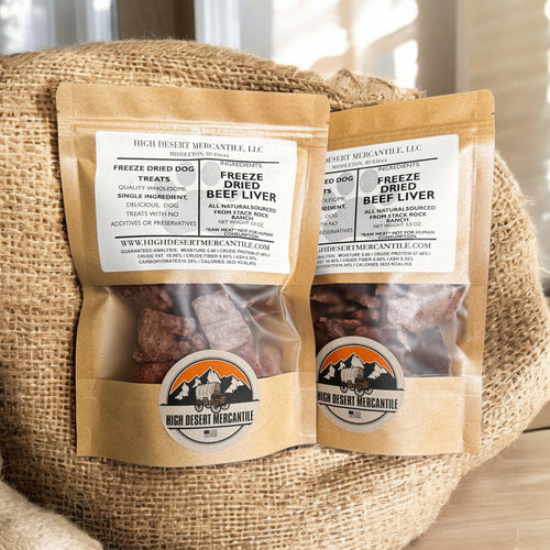 BEEF LIVER -Grass Fed Freeze Dried Beef Liver Dog Treats