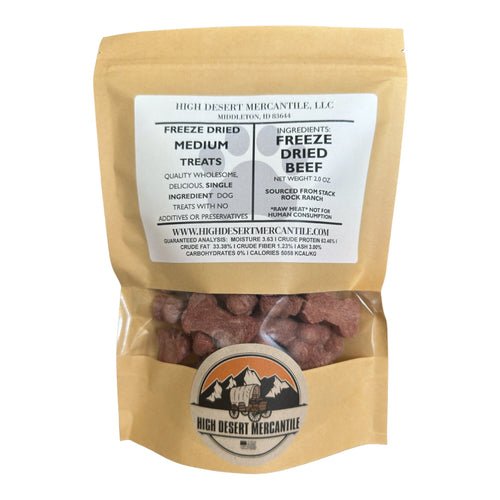 BEEF -Grass Fed Single Ingredient Freeze Dried Beef Dog Treats