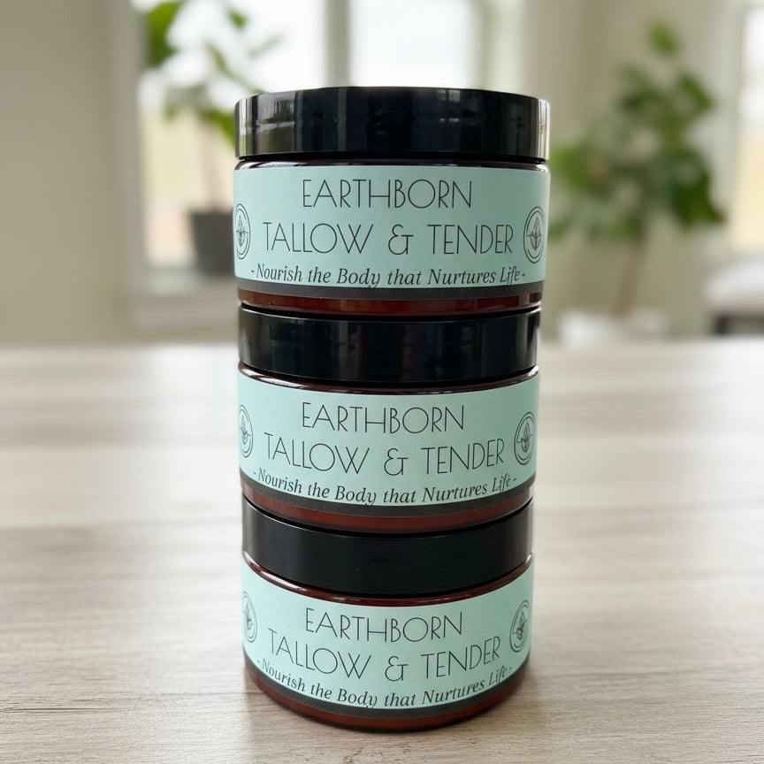 EARTHBORN TALLOW AND TENDER WHIPPED BODY BUTTER