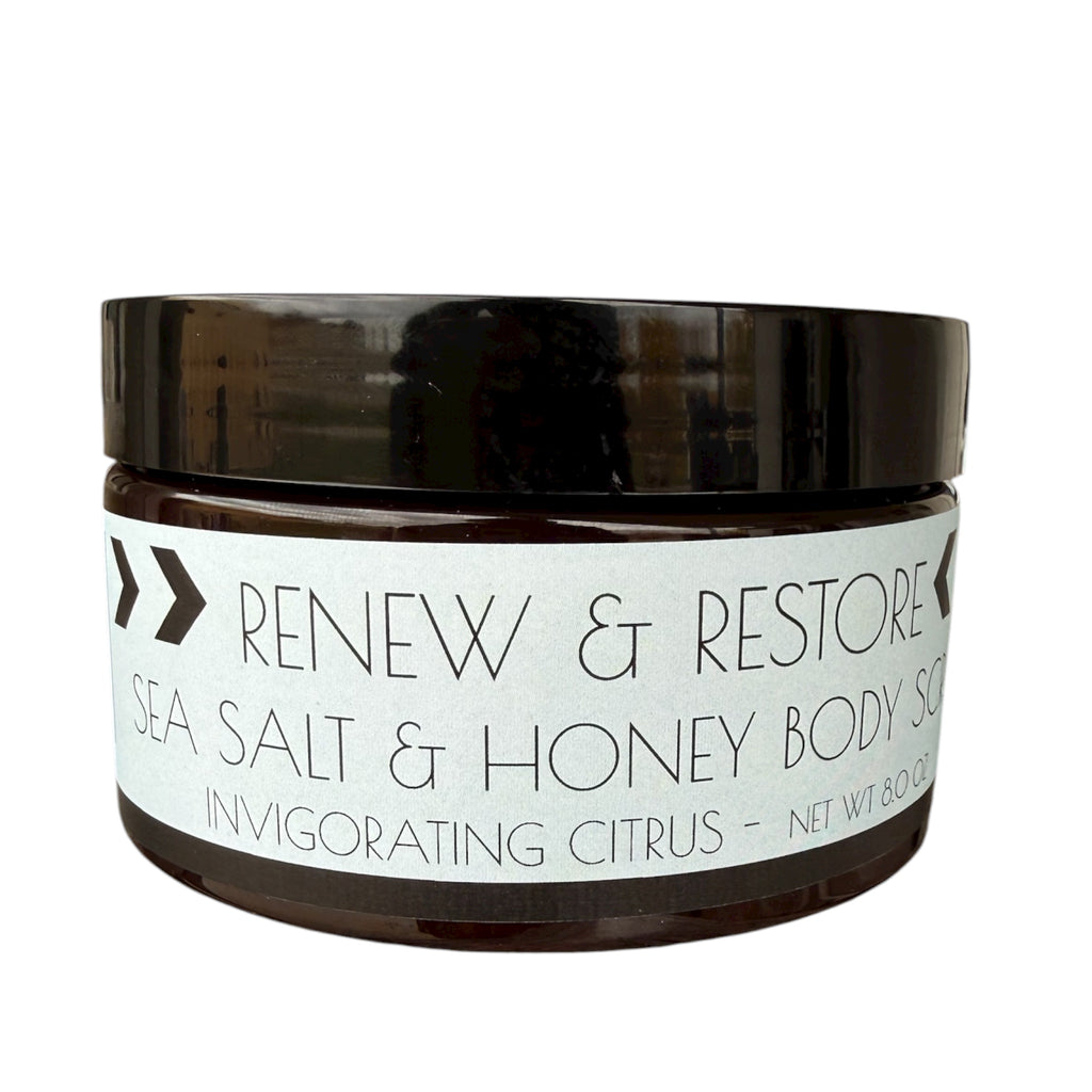 RENEW AND RESTORE SEA SALT & HONEY BODY SCRUB