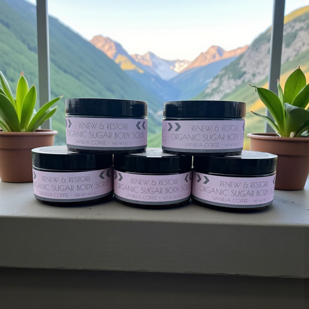 RENEW & RESTORE ORGANIC SUGAR BODY SCRUB