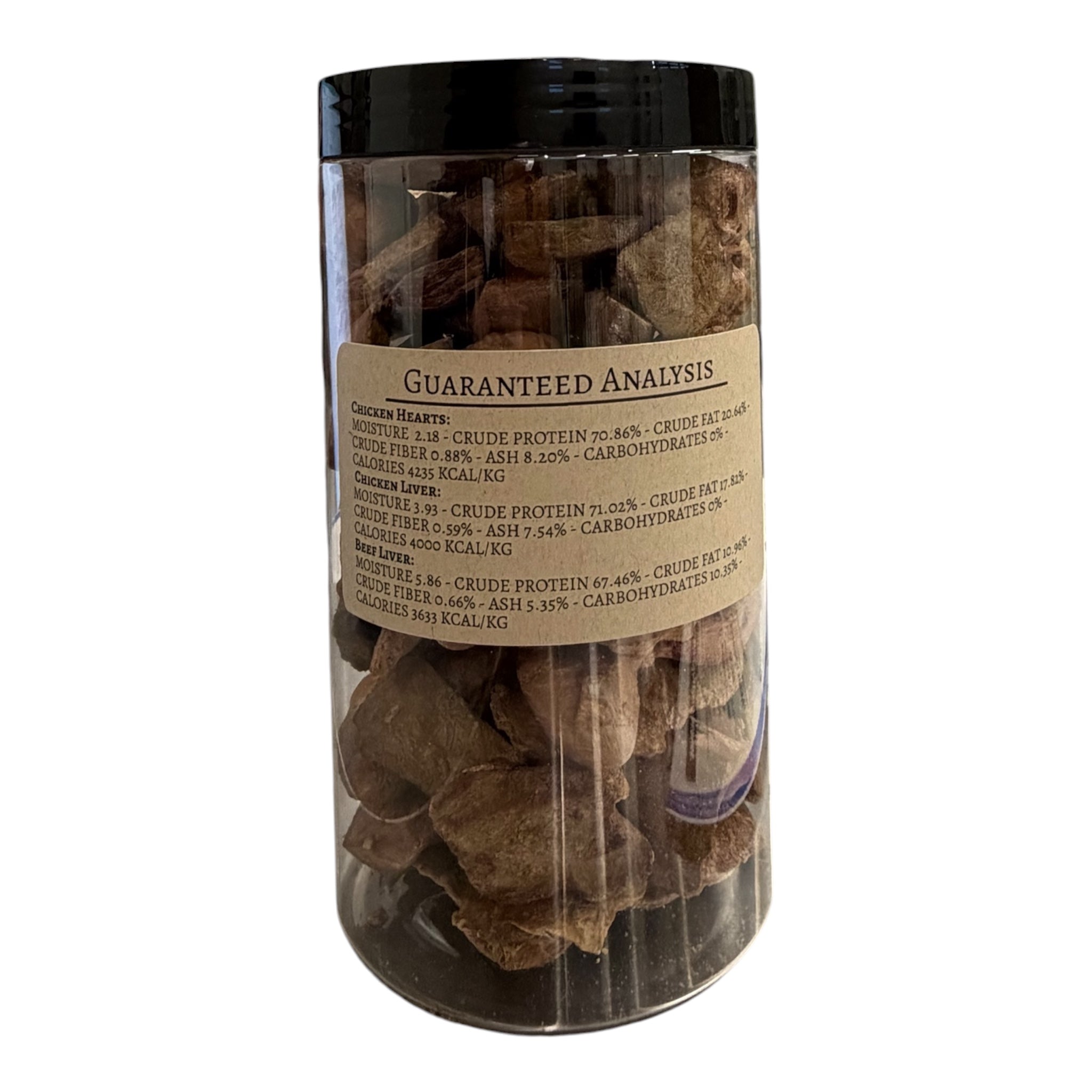 THE CARNIVORE COLLECTION -Chicken Hearts, Chicken Liver & Beef Liver Dog Treat Variety Pack