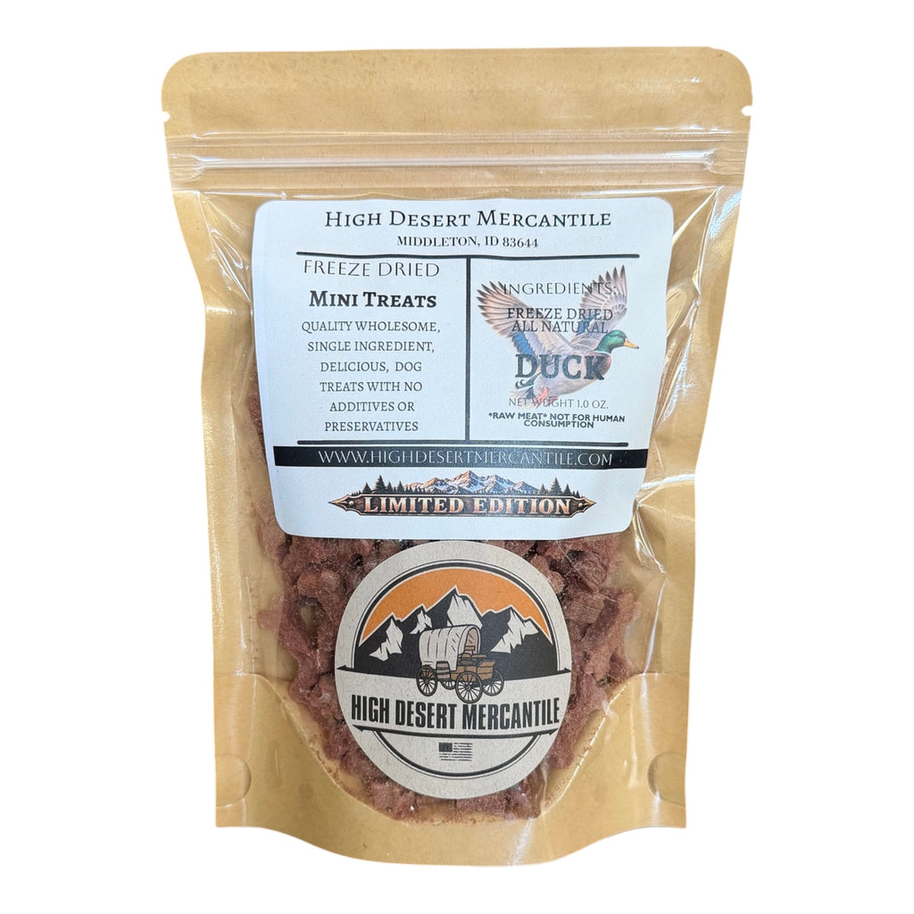 LIMITED EDITION-DUCK-All Natural, Freeze Dried Wild Duck Treats for Pets